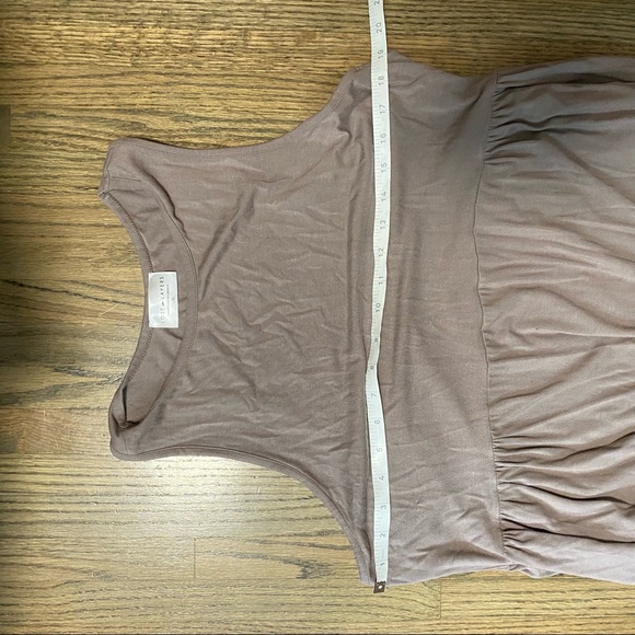 Lovely Racerback Maxi Dress Lost in Layers L/XL in Taupe - Picture 5 of 7